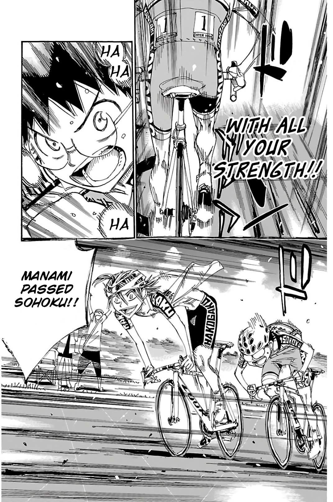 Yowamushi Pedal chapter 519 page 13