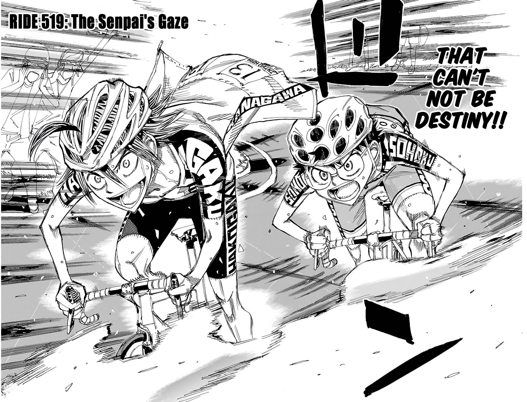 Yowamushi Pedal chapter 519 page 4