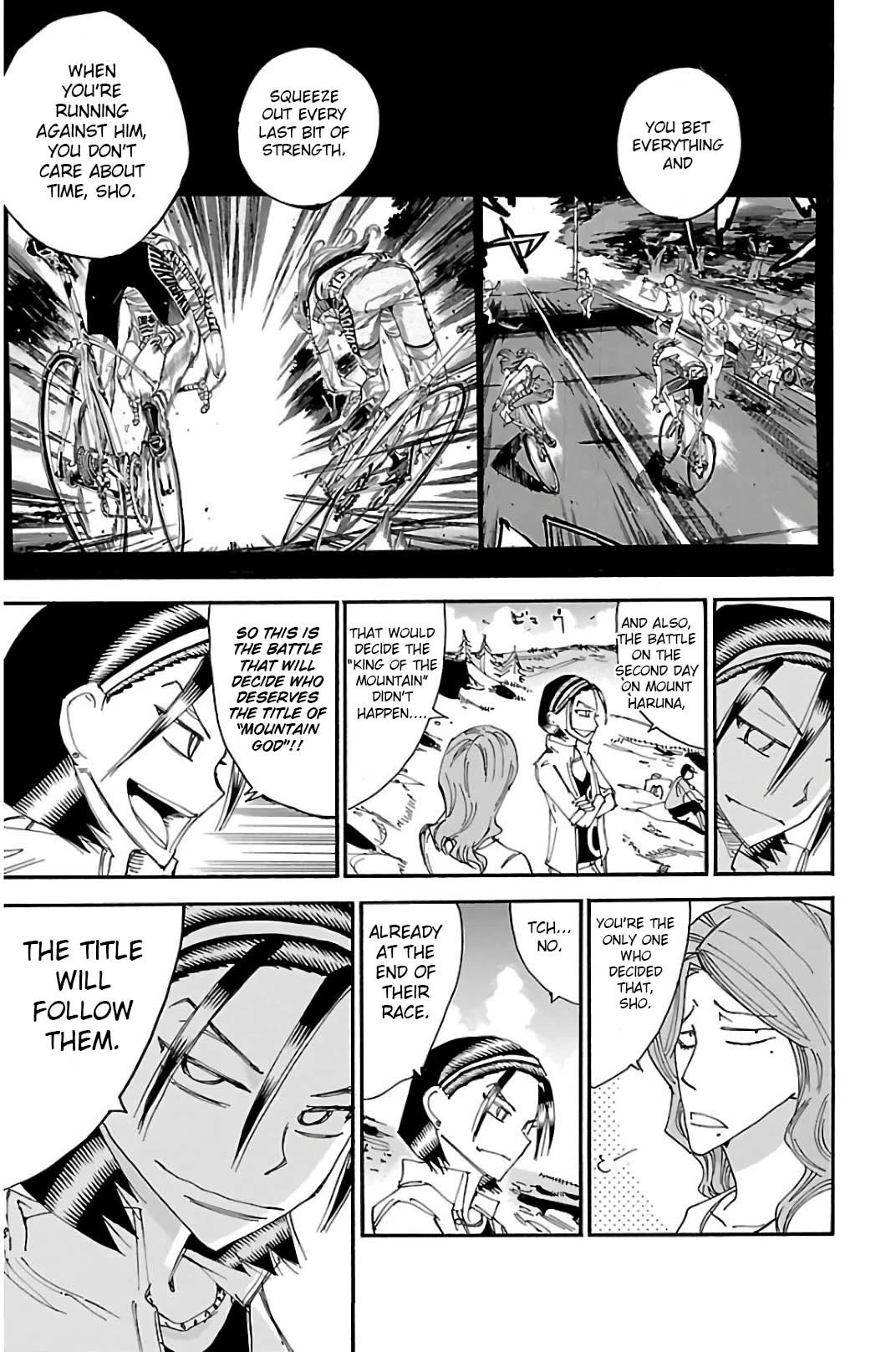 Yowamushi Pedal chapter 519 page 8