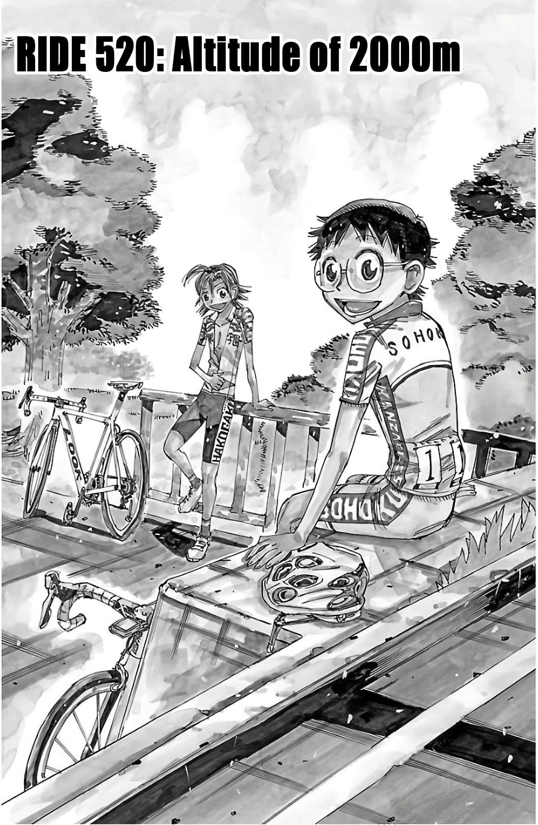 Yowamushi Pedal chapter 520 page 1