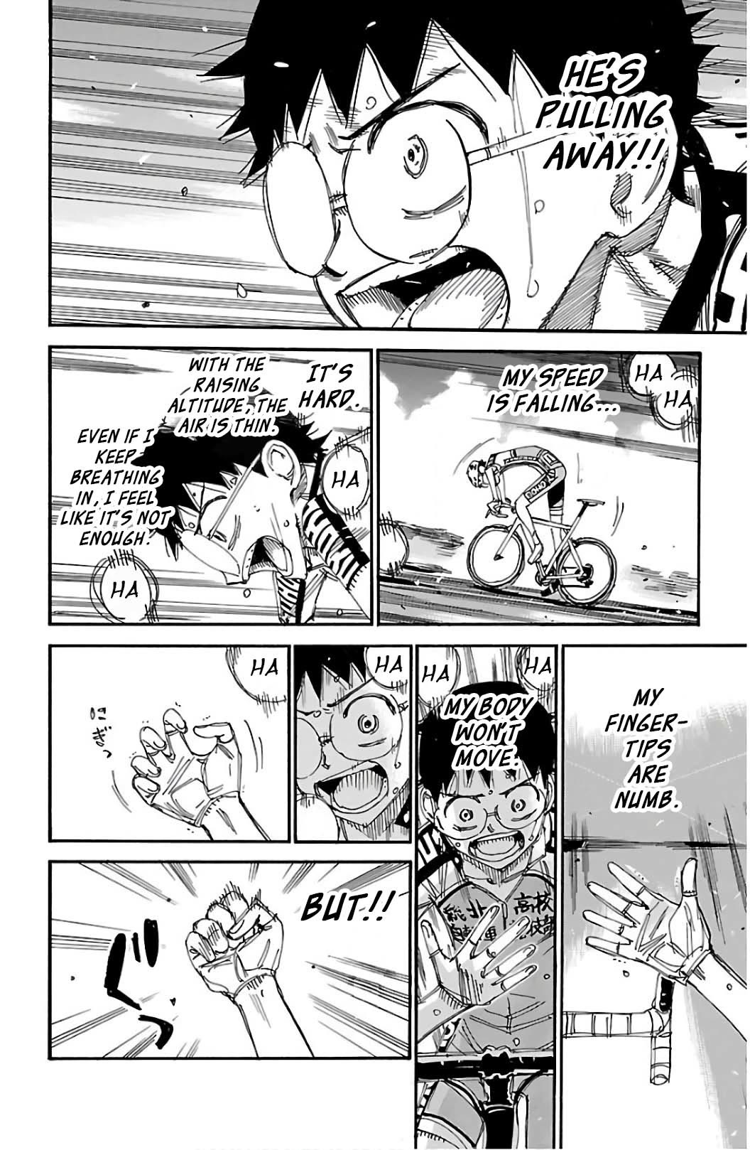 Yowamushi Pedal chapter 520 page 10