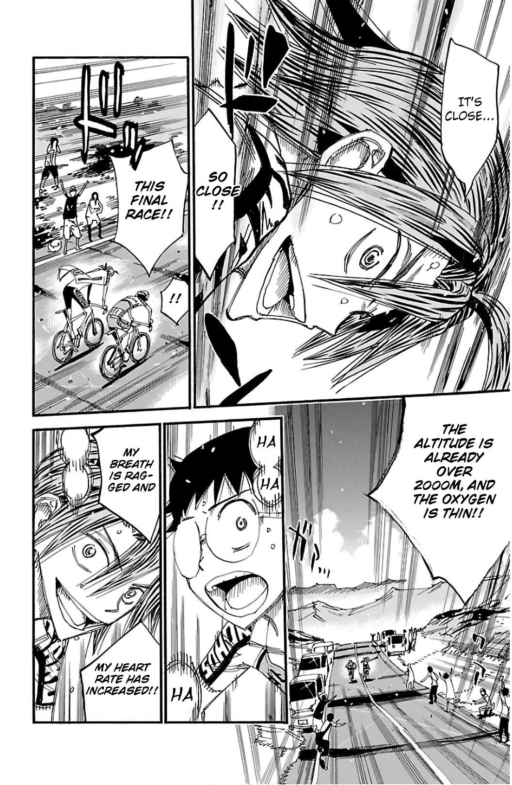 Yowamushi Pedal chapter 520 page 4