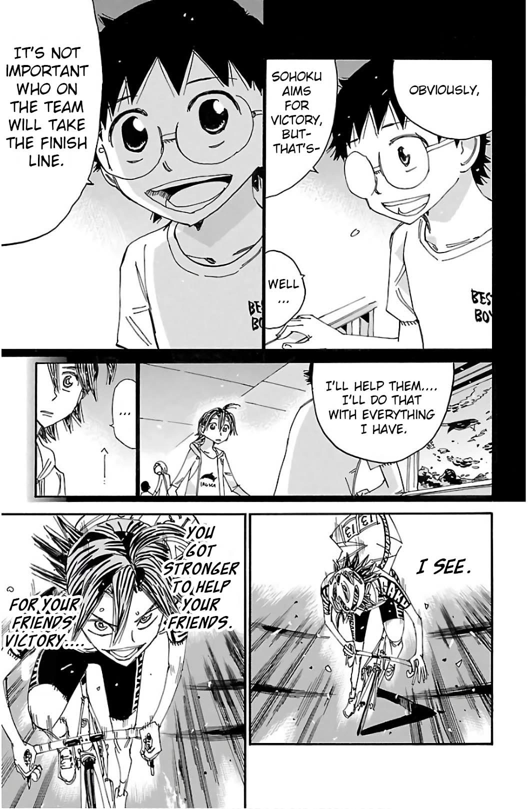 Yowamushi Pedal chapter 521 page 10