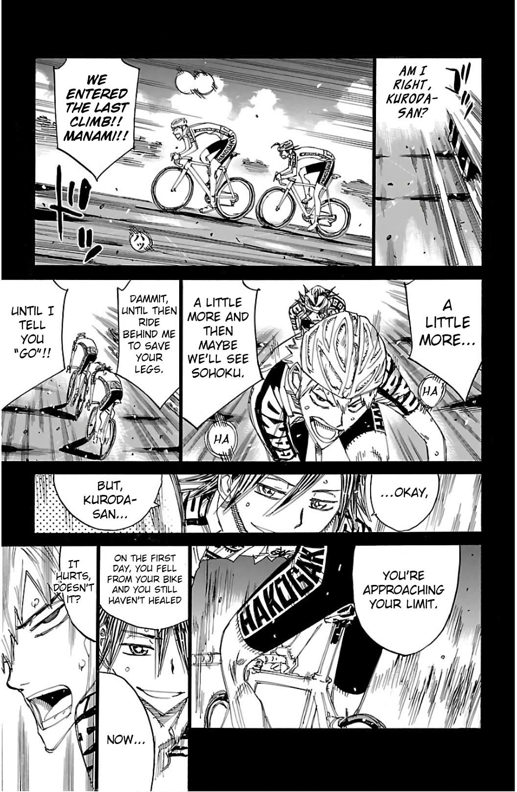 Yowamushi Pedal chapter 521 page 15