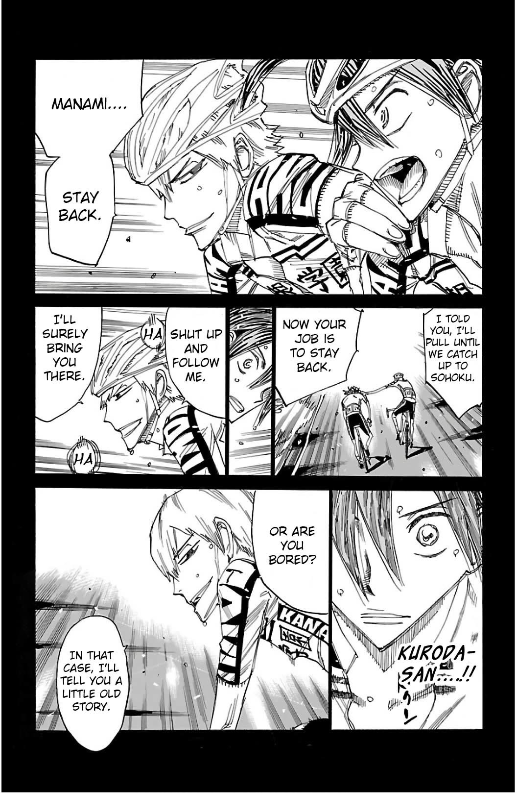 Yowamushi Pedal chapter 521 page 18