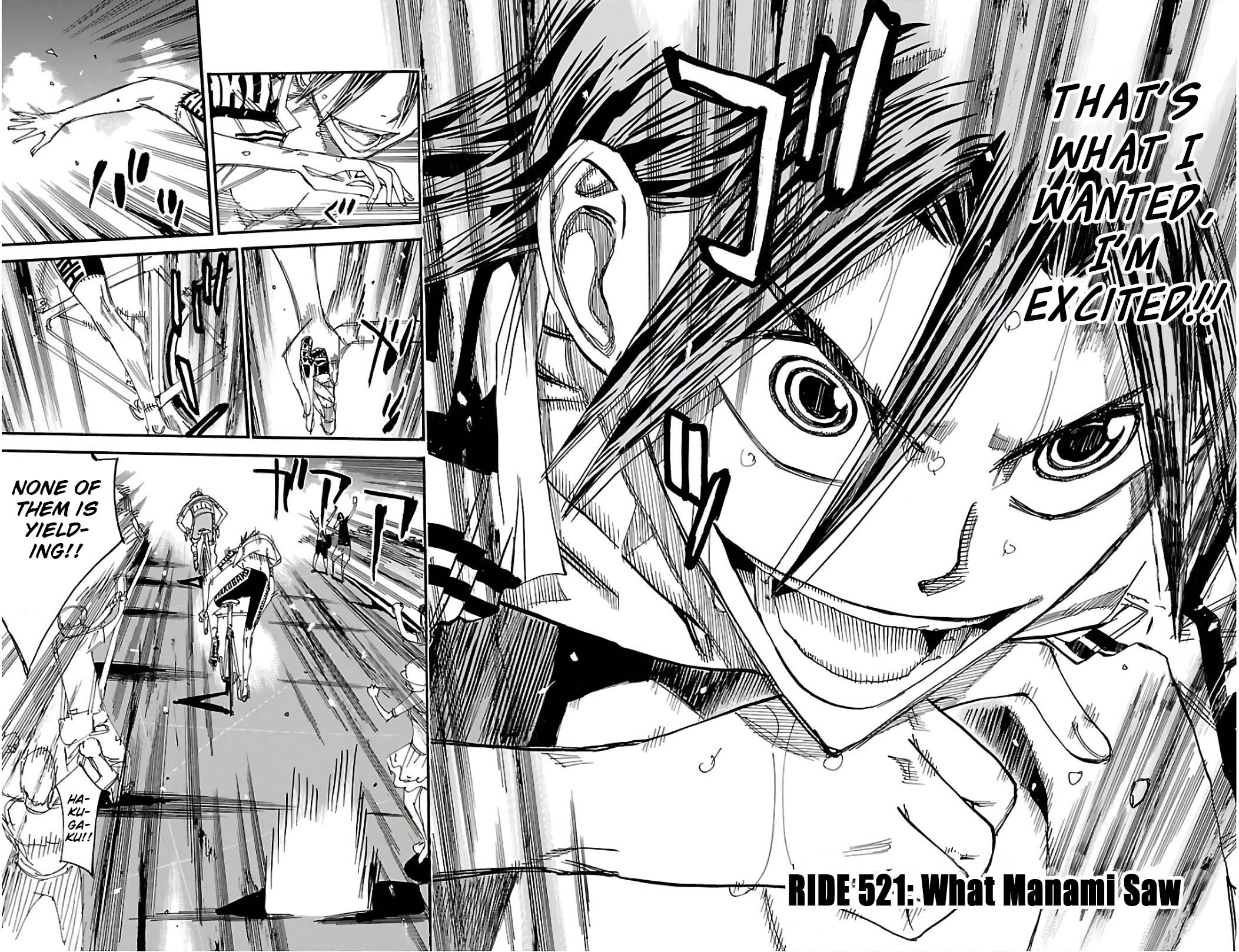 Yowamushi Pedal chapter 521 page 4