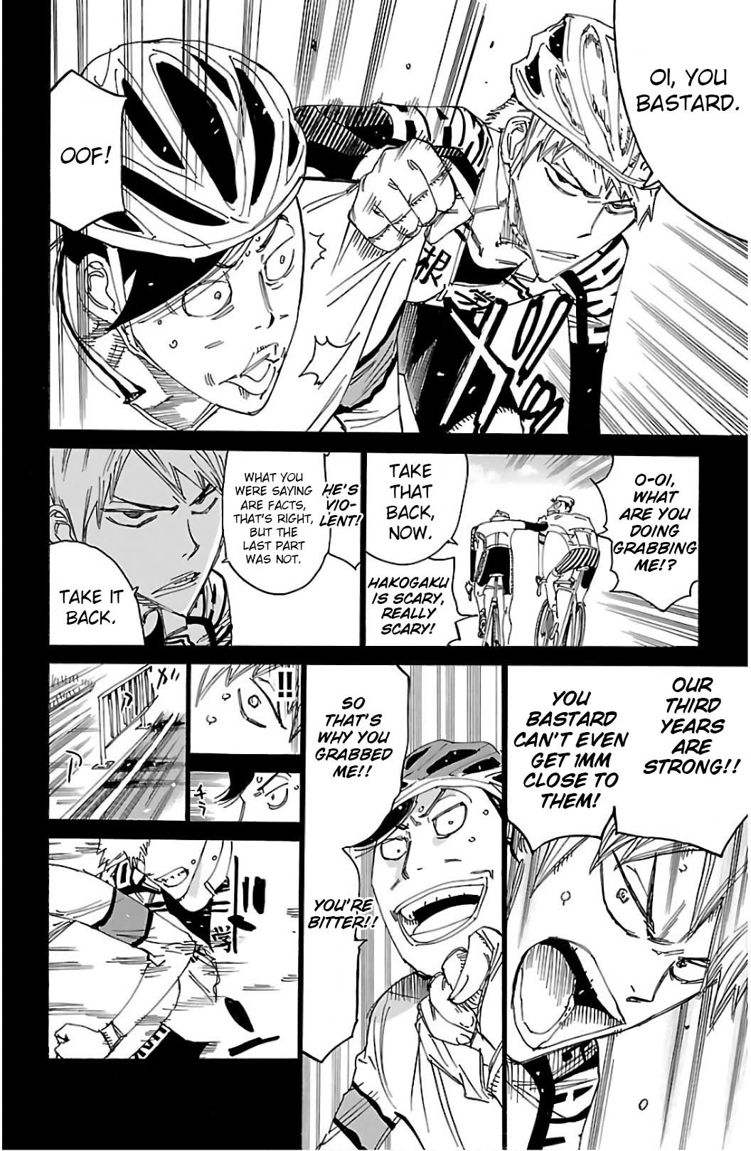 Yowamushi Pedal chapter 522 page 17