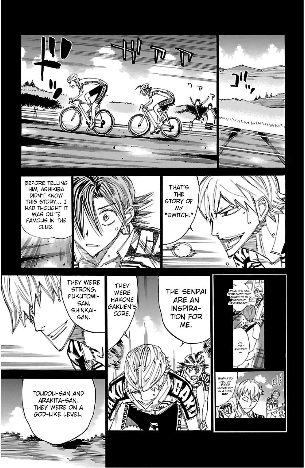 Yowamushi Pedal chapter 523 page 10