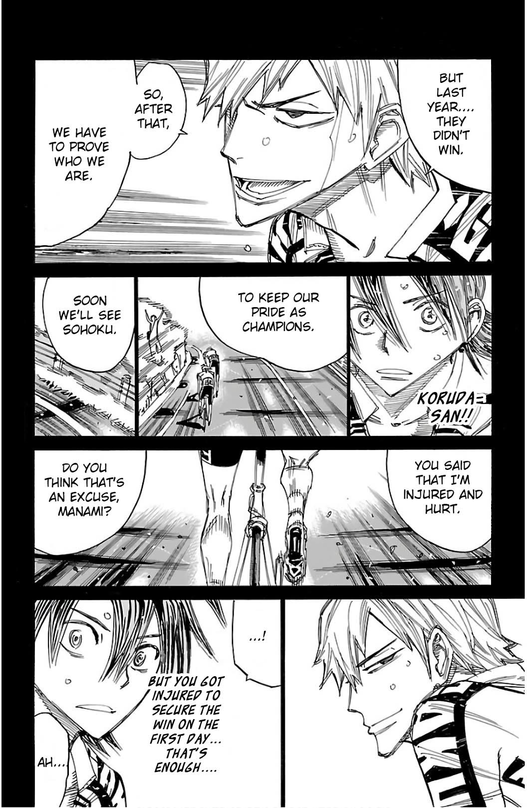 Yowamushi Pedal chapter 523 page 11