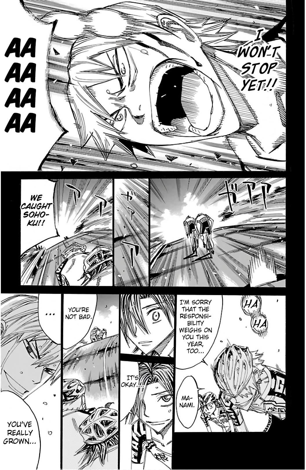 Yowamushi Pedal chapter 523 page 14