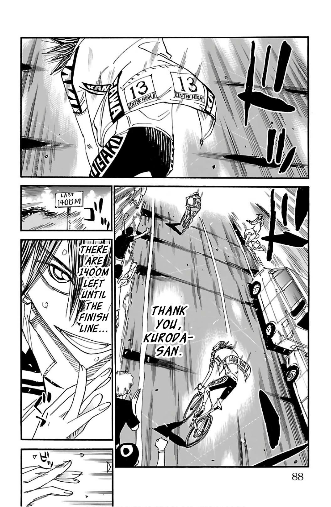 Yowamushi Pedal chapter 523 page 18