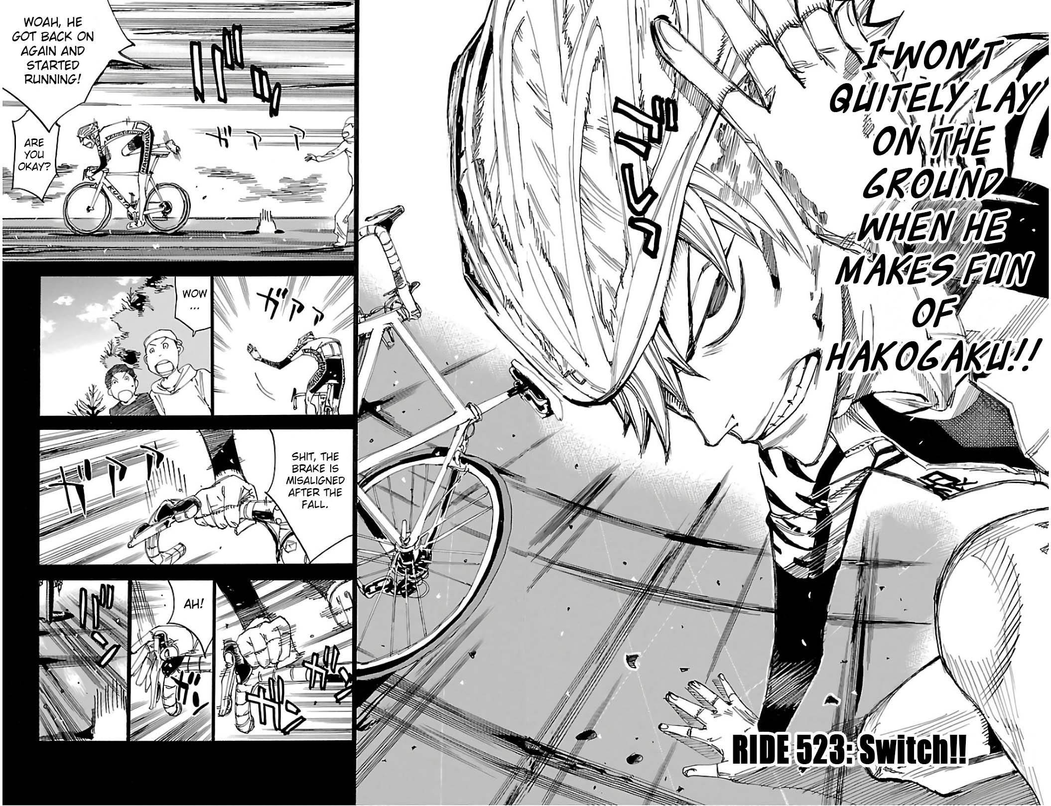 Yowamushi Pedal chapter 523 page 4
