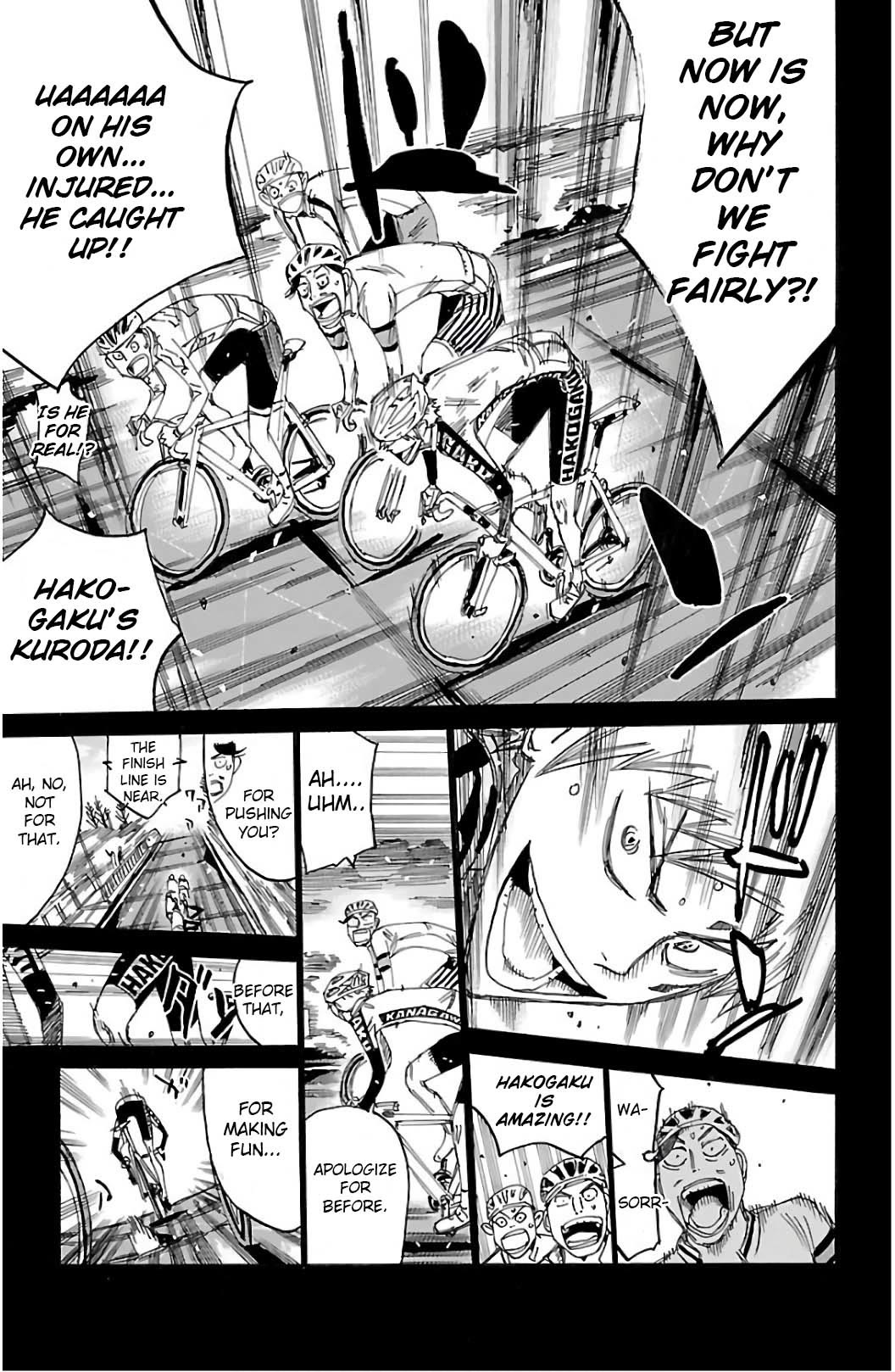 Yowamushi Pedal chapter 523 page 8