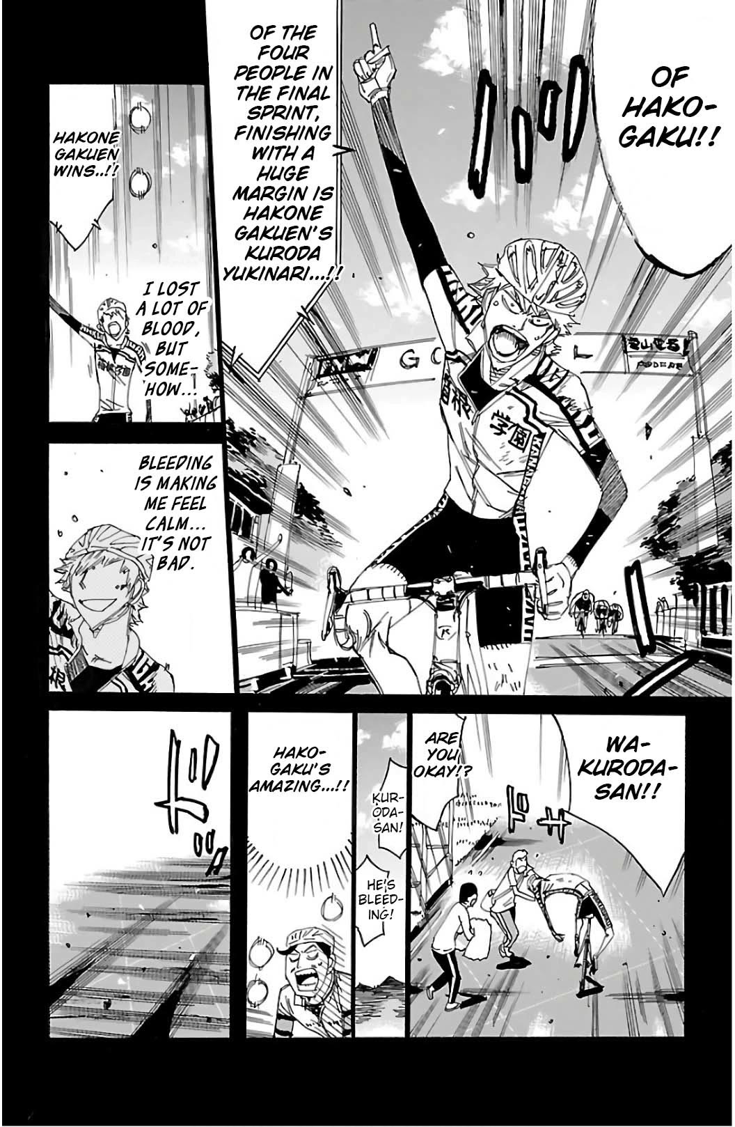 Yowamushi Pedal chapter 523 page 9