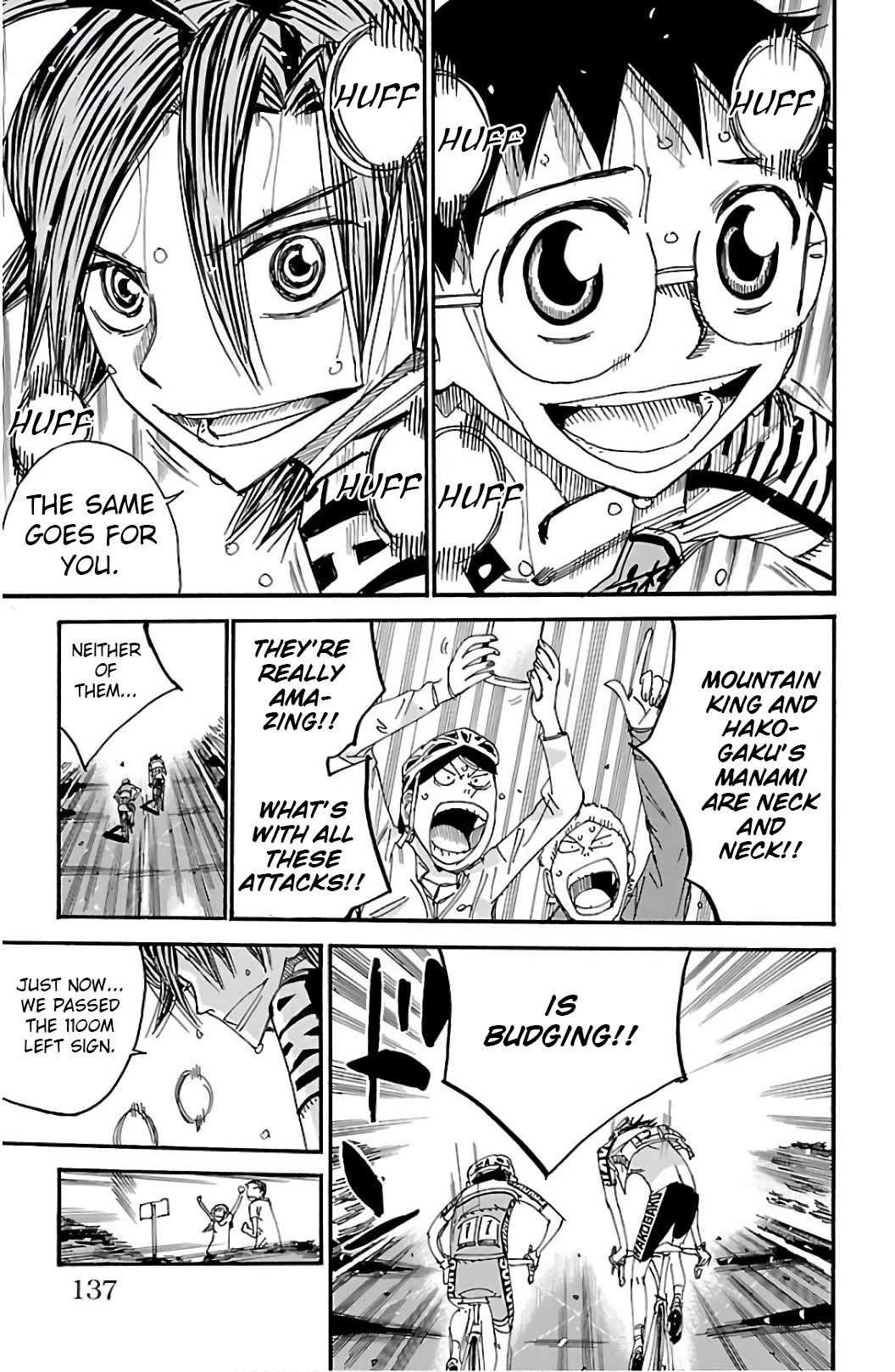 Yowamushi Pedal chapter 525 page 13