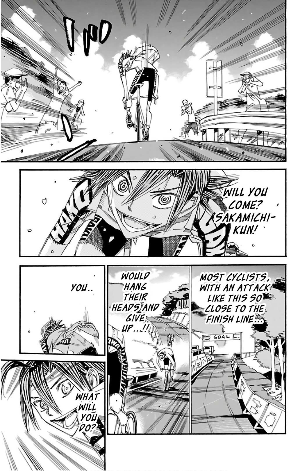Yowamushi Pedal chapter 525 page 4