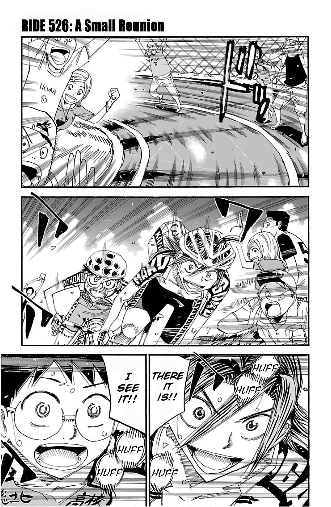 Yowamushi Pedal chapter 526 page 1
