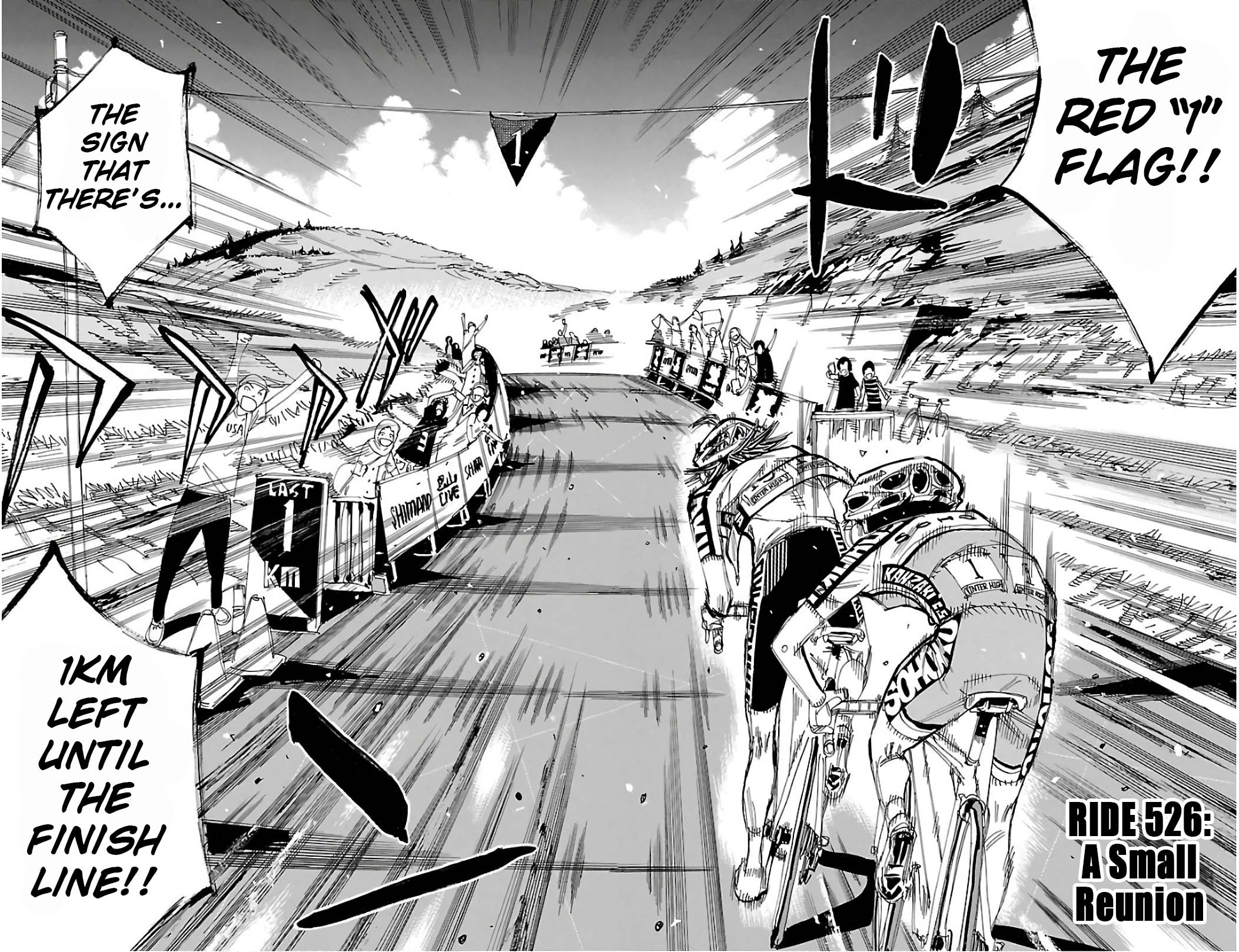 Yowamushi Pedal chapter 526 page 2