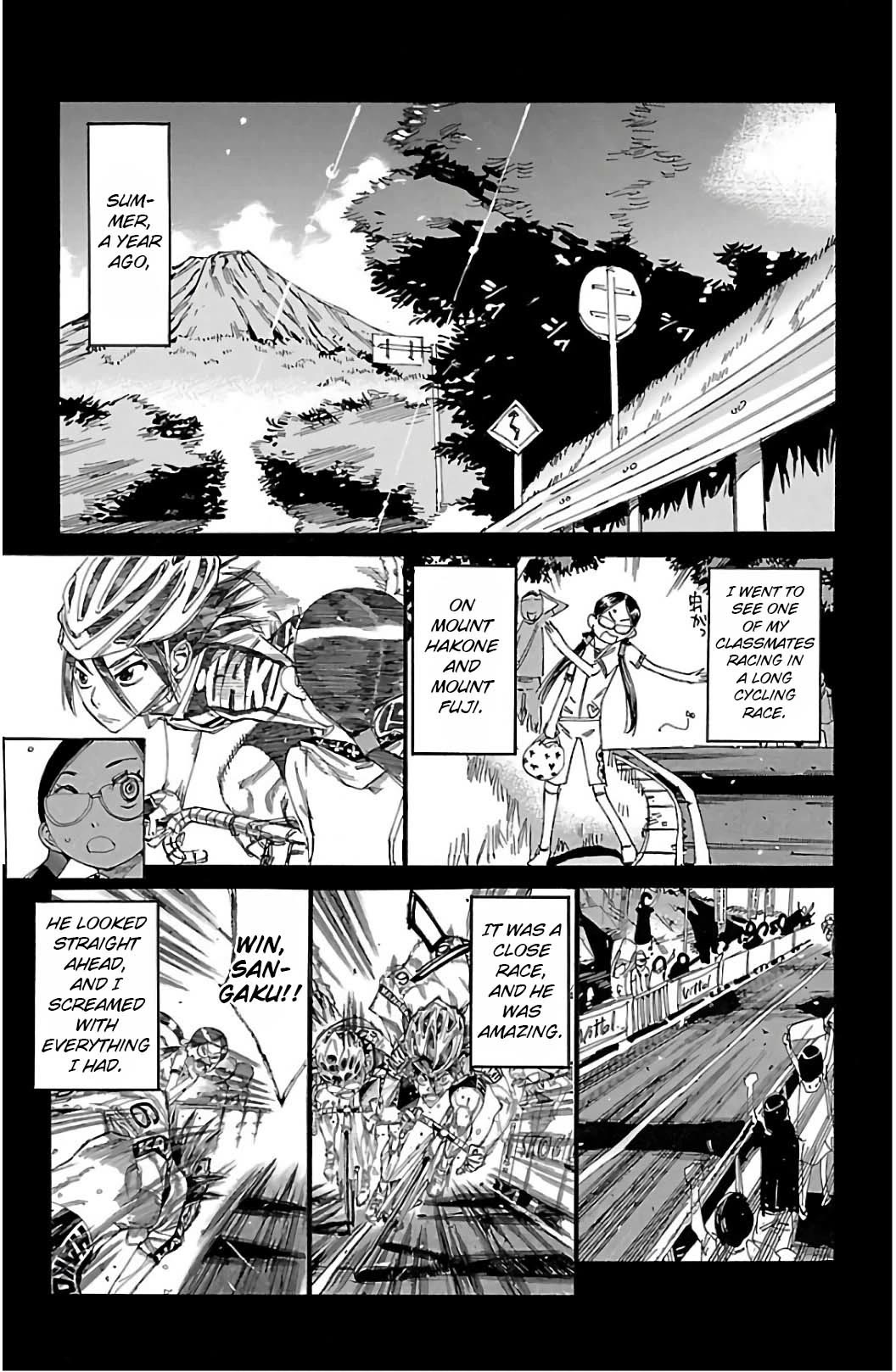 Yowamushi Pedal chapter 527 page 3