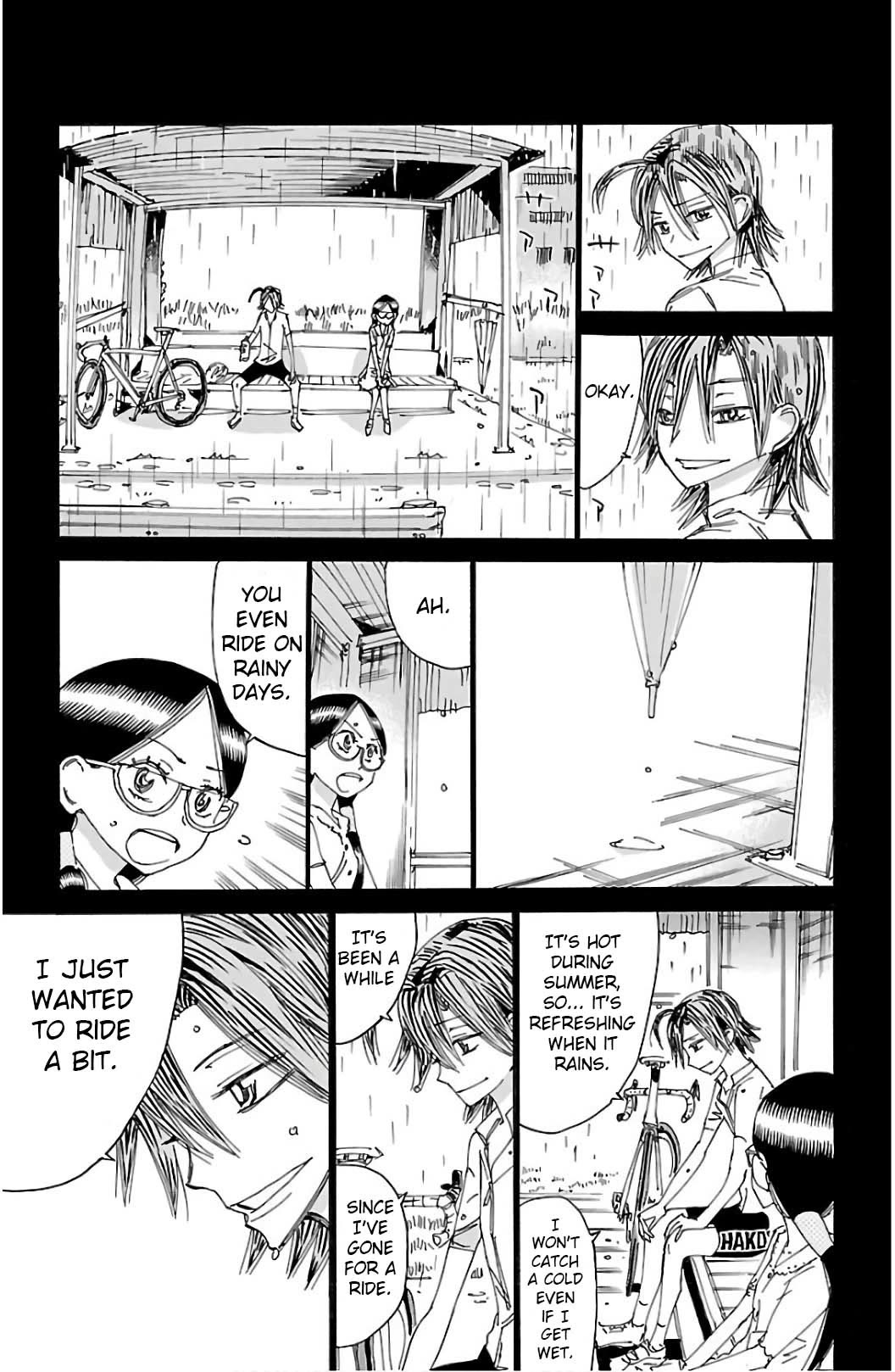 Yowamushi Pedal chapter 527 page 8