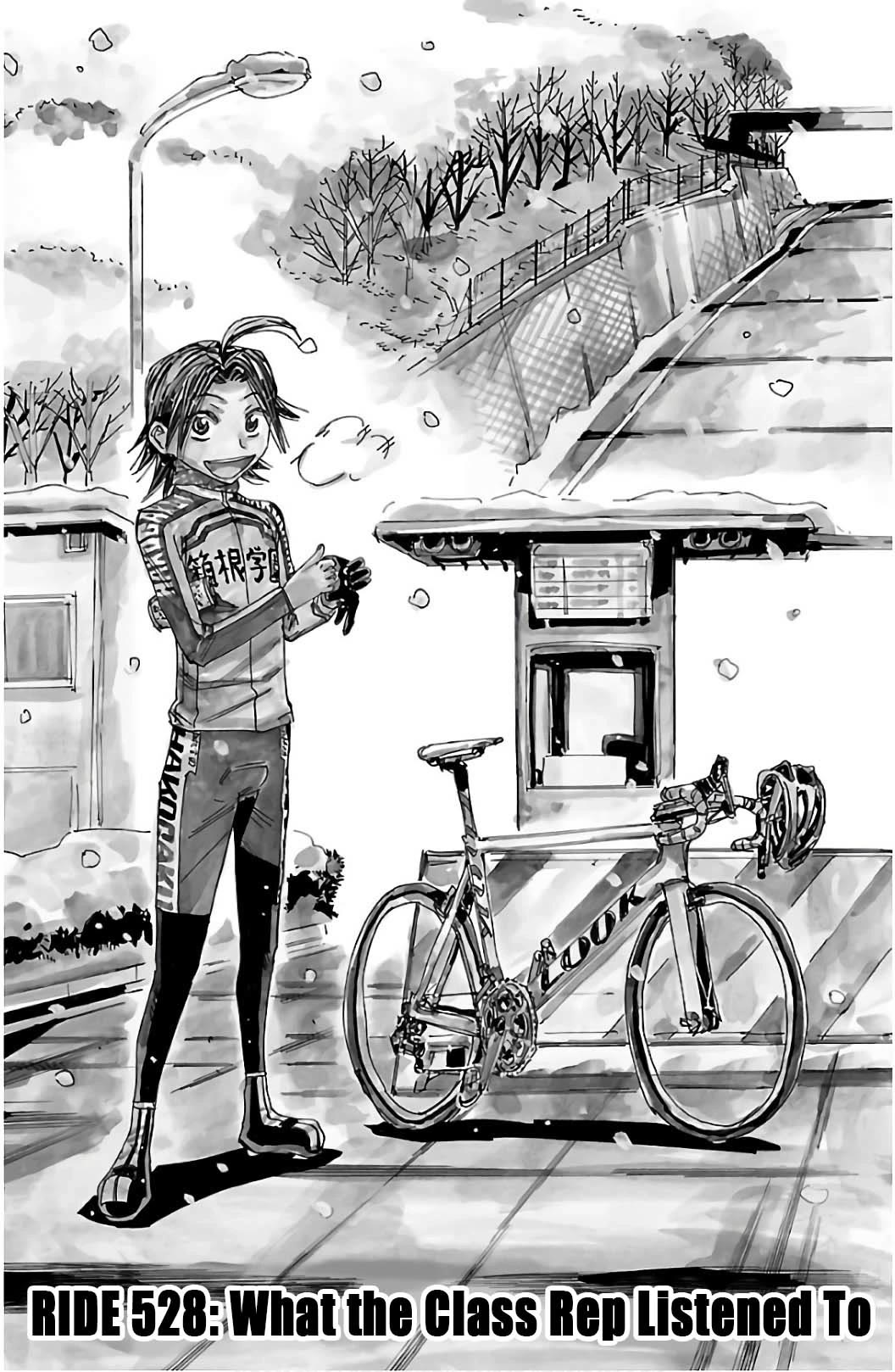 Yowamushi Pedal chapter 528 page 1