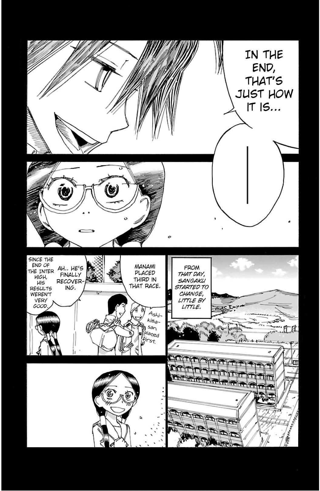 Yowamushi Pedal chapter 528 page 14