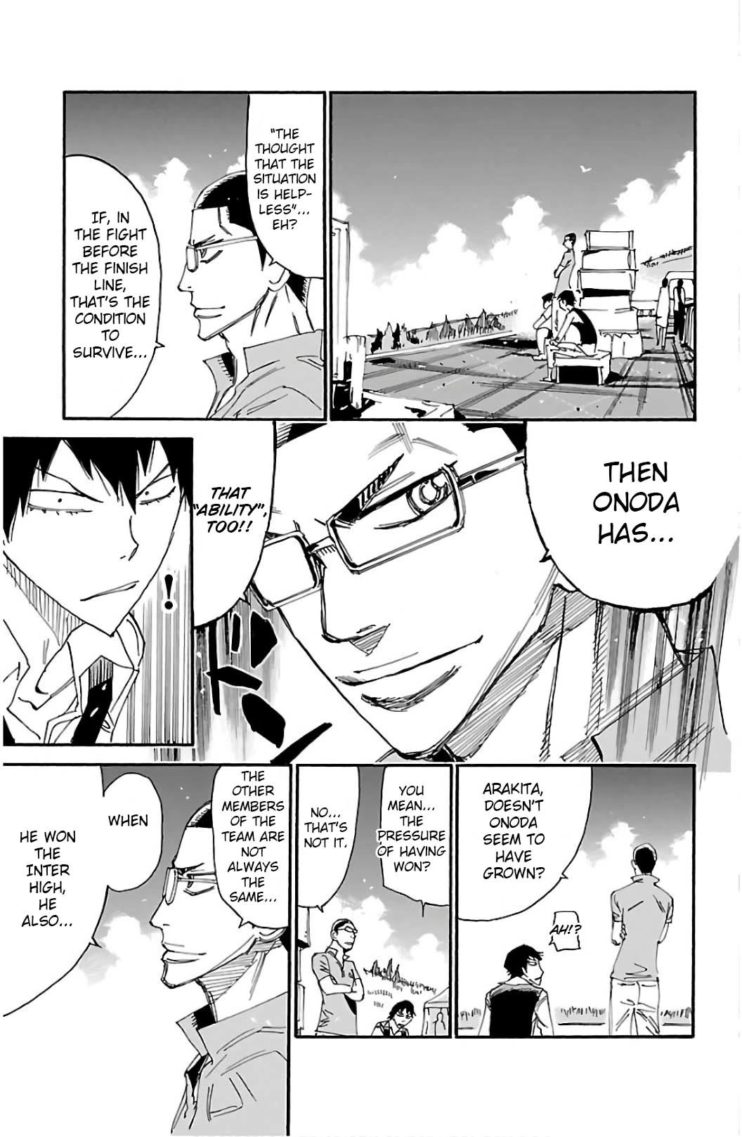 Yowamushi Pedal chapter 530 page 15