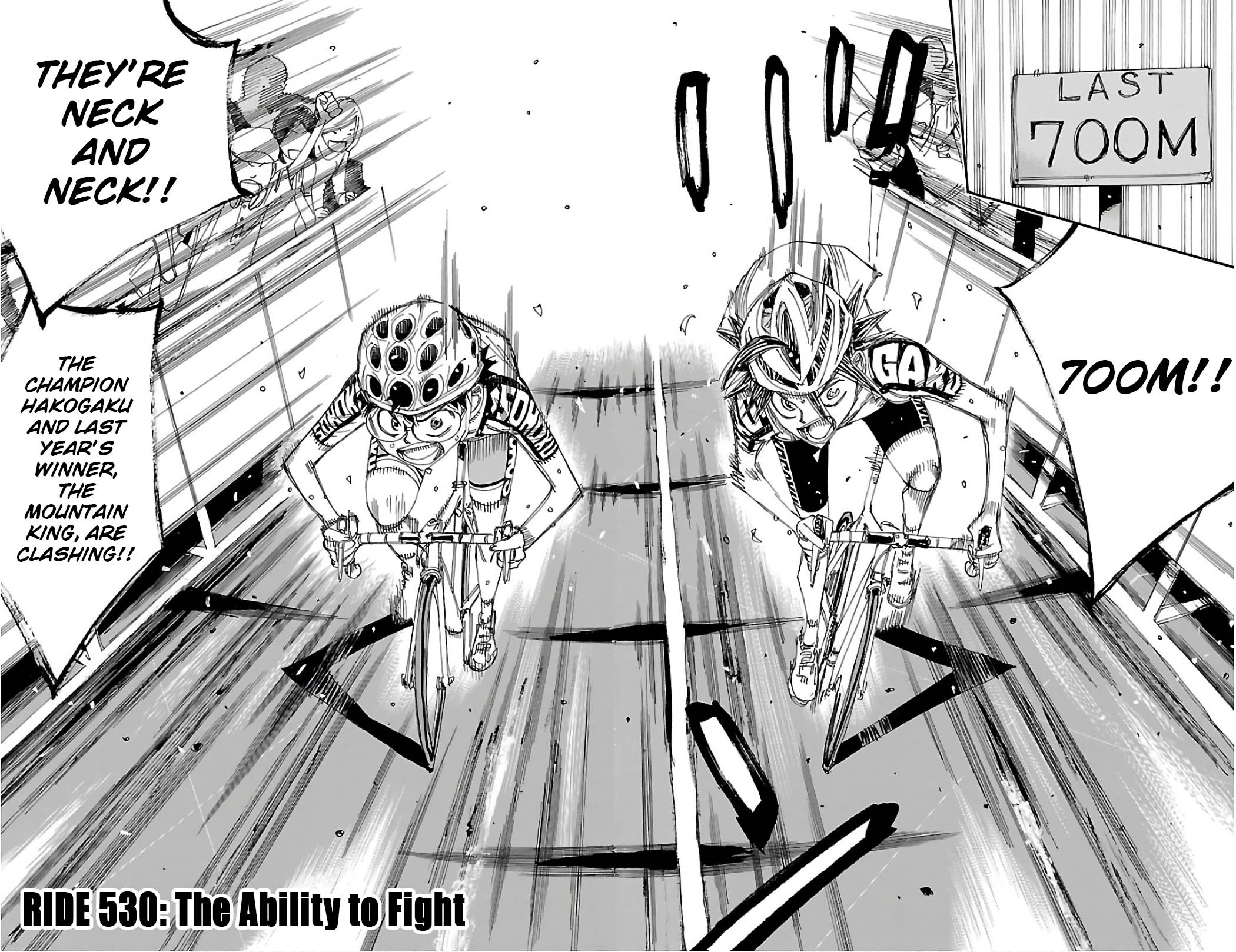 Yowamushi Pedal chapter 530 page 2