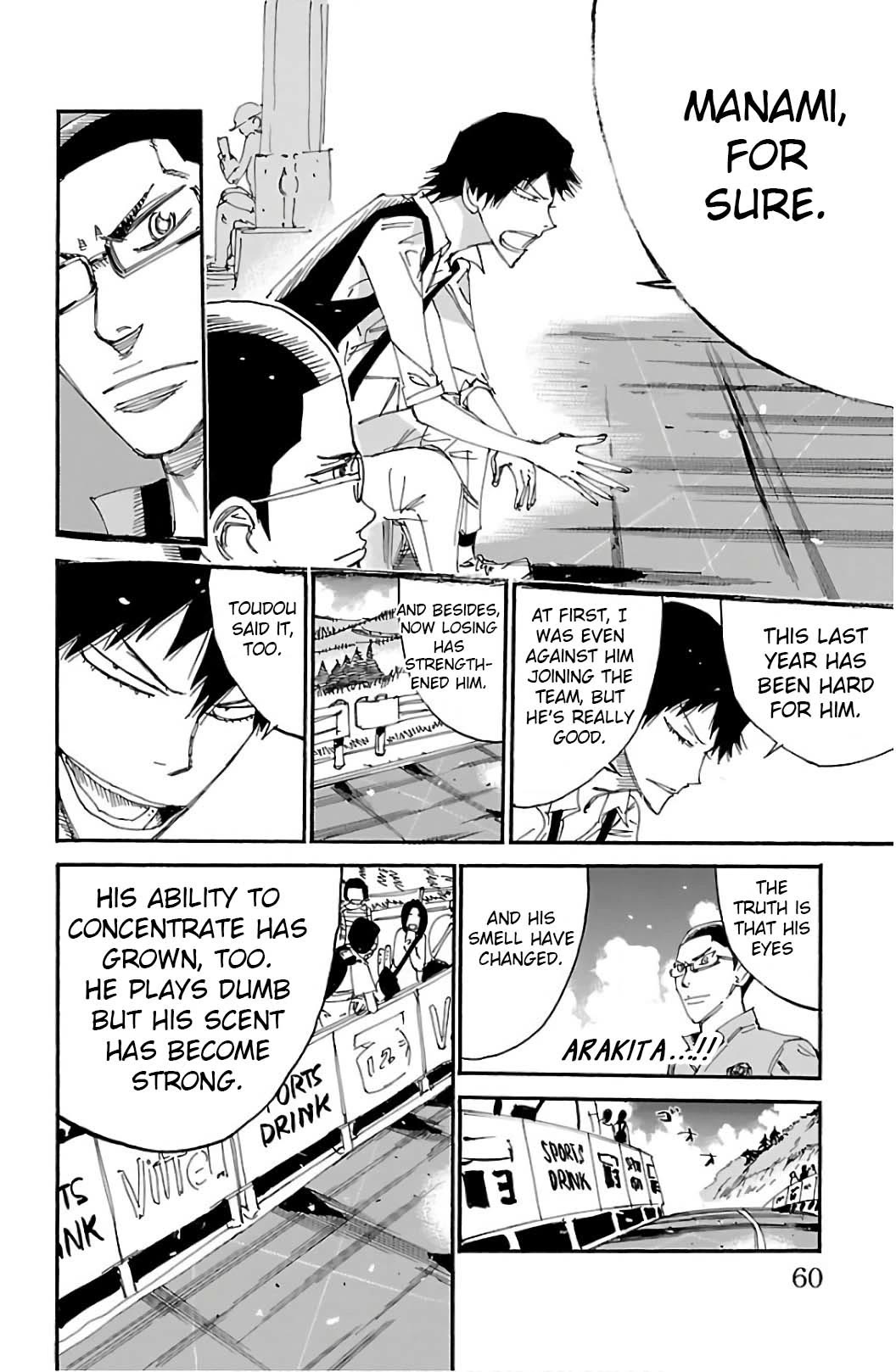 Yowamushi Pedal chapter 530 page 8