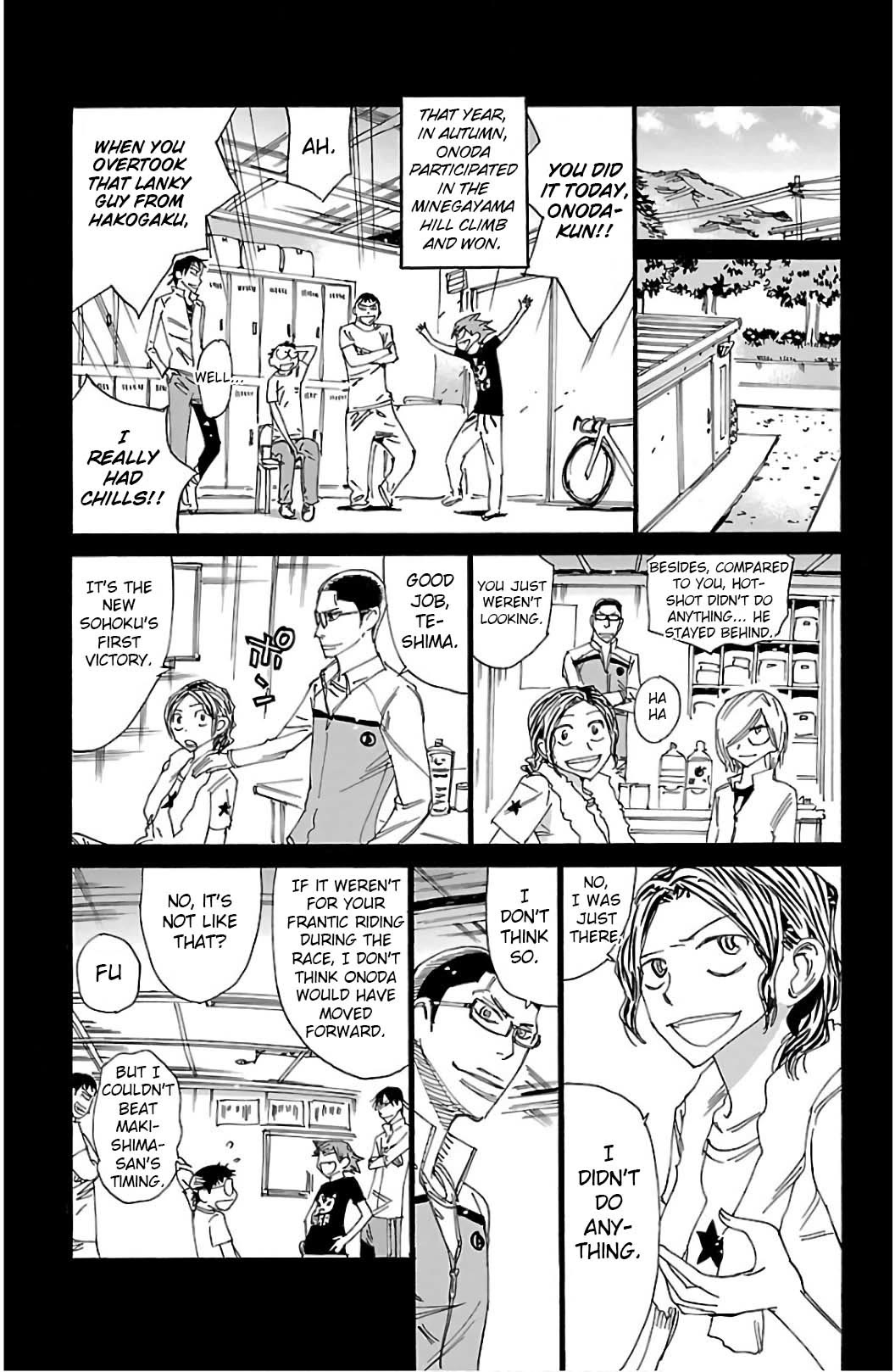 Yowamushi Pedal chapter 532 page 14