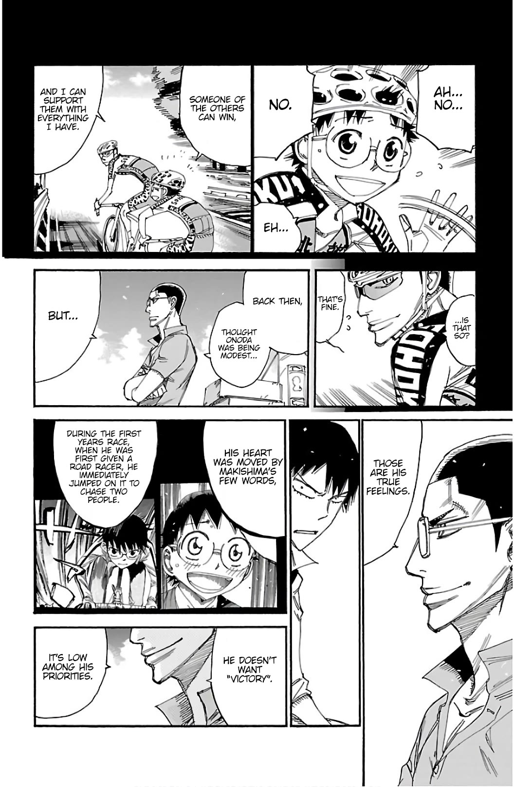 Yowamushi Pedal chapter 533 page 13
