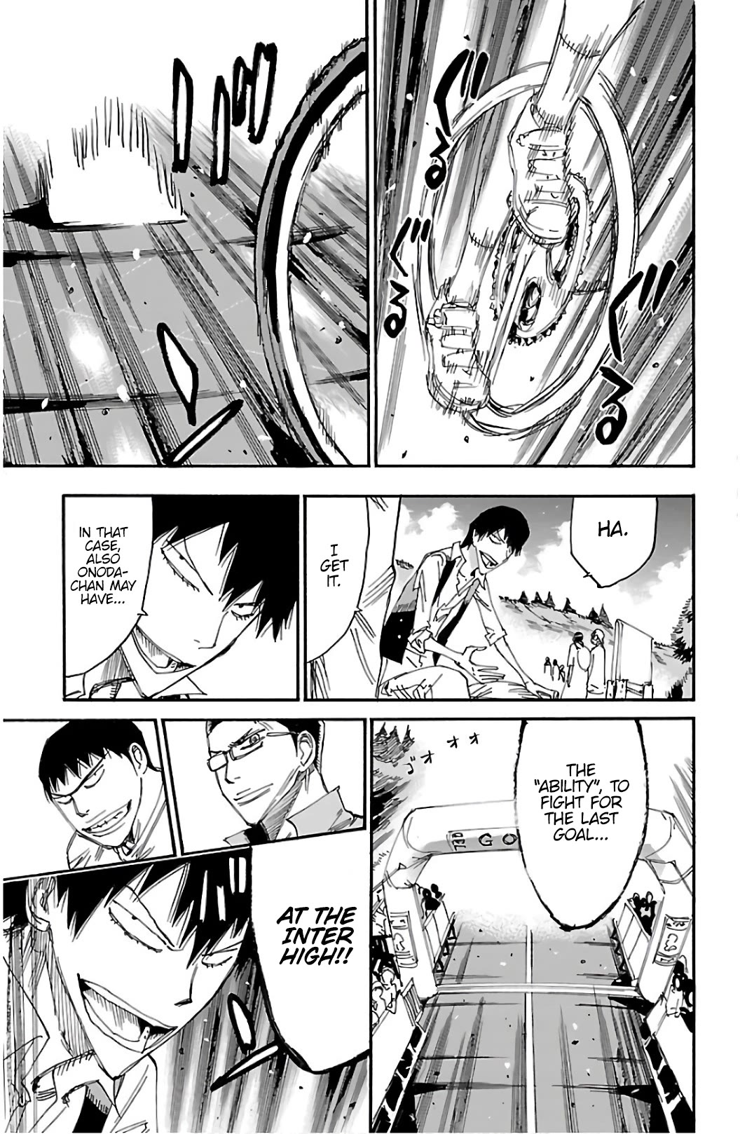 Yowamushi Pedal chapter 533 page 17