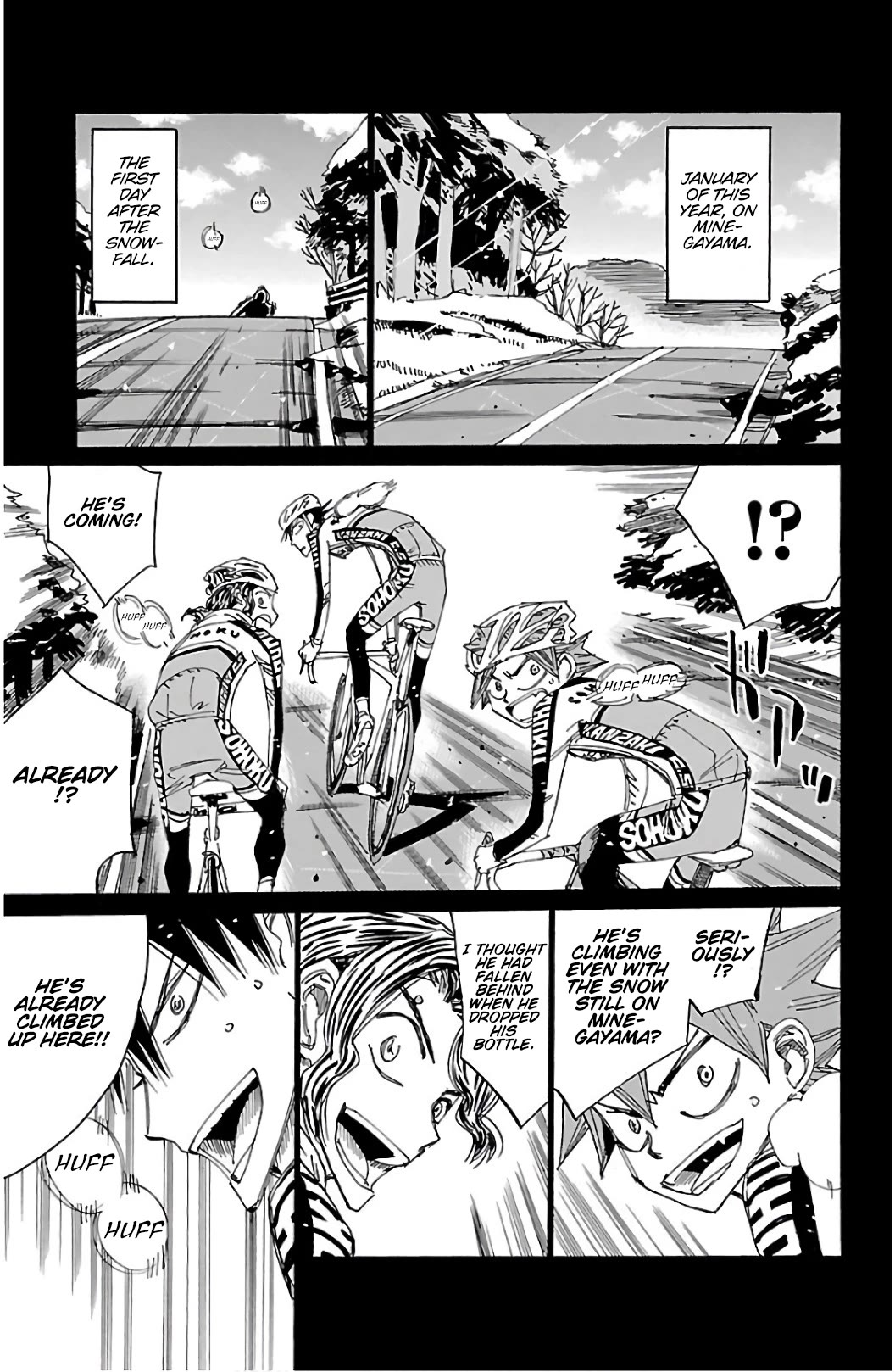 Yowamushi Pedal chapter 533 page 3
