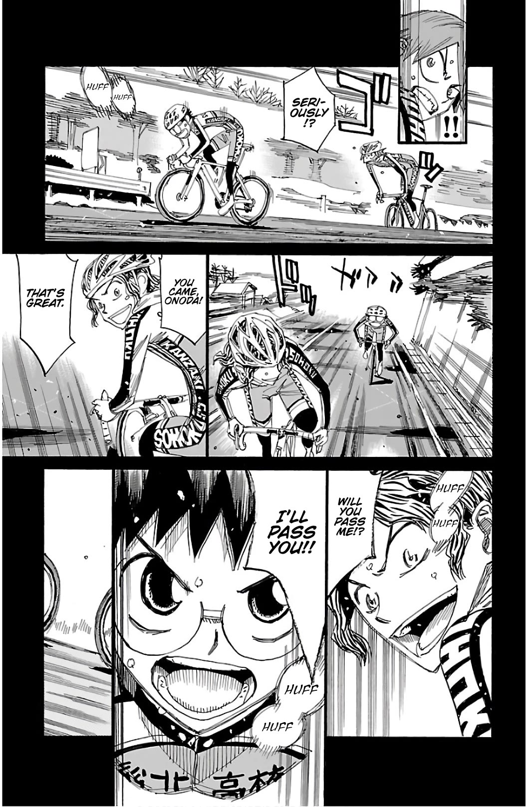 Yowamushi Pedal chapter 533 page 8