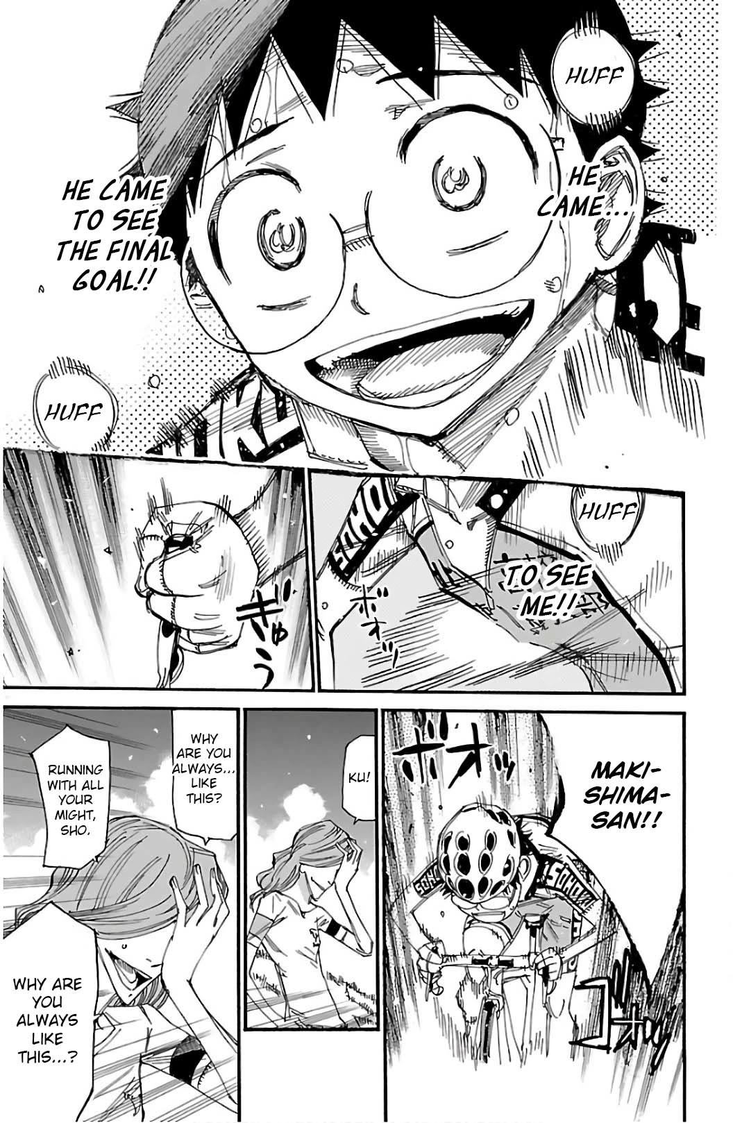 Yowamushi Pedal chapter 534 page 15
