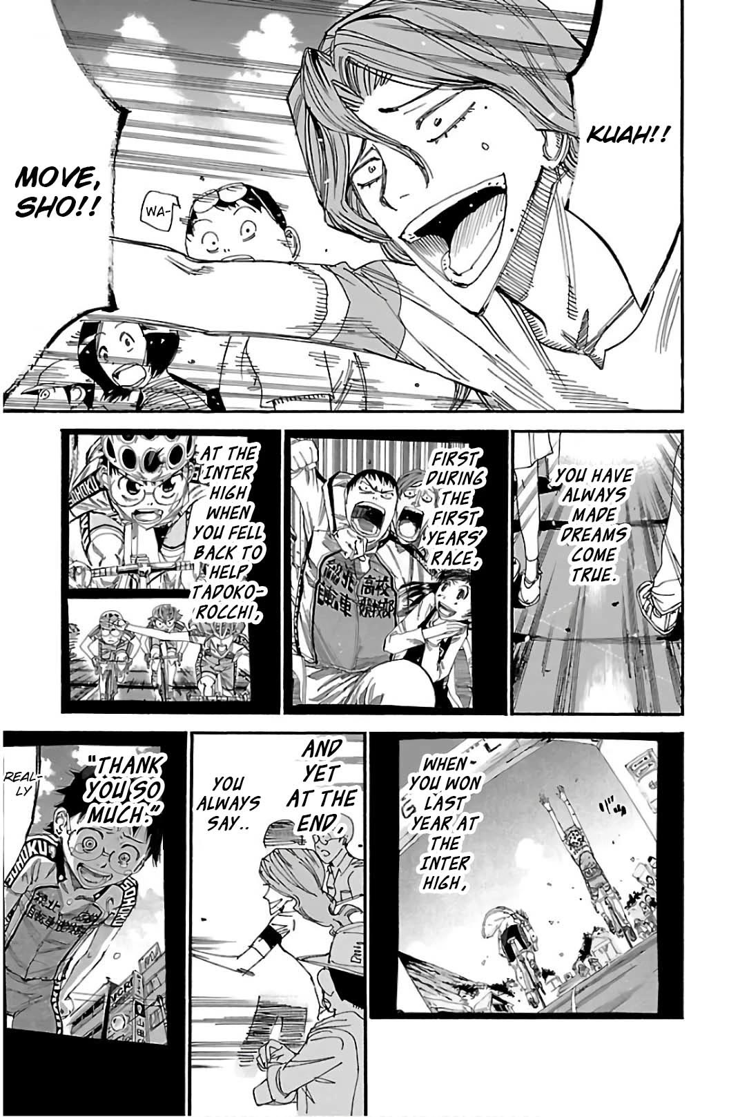 Yowamushi Pedal chapter 534 page 17