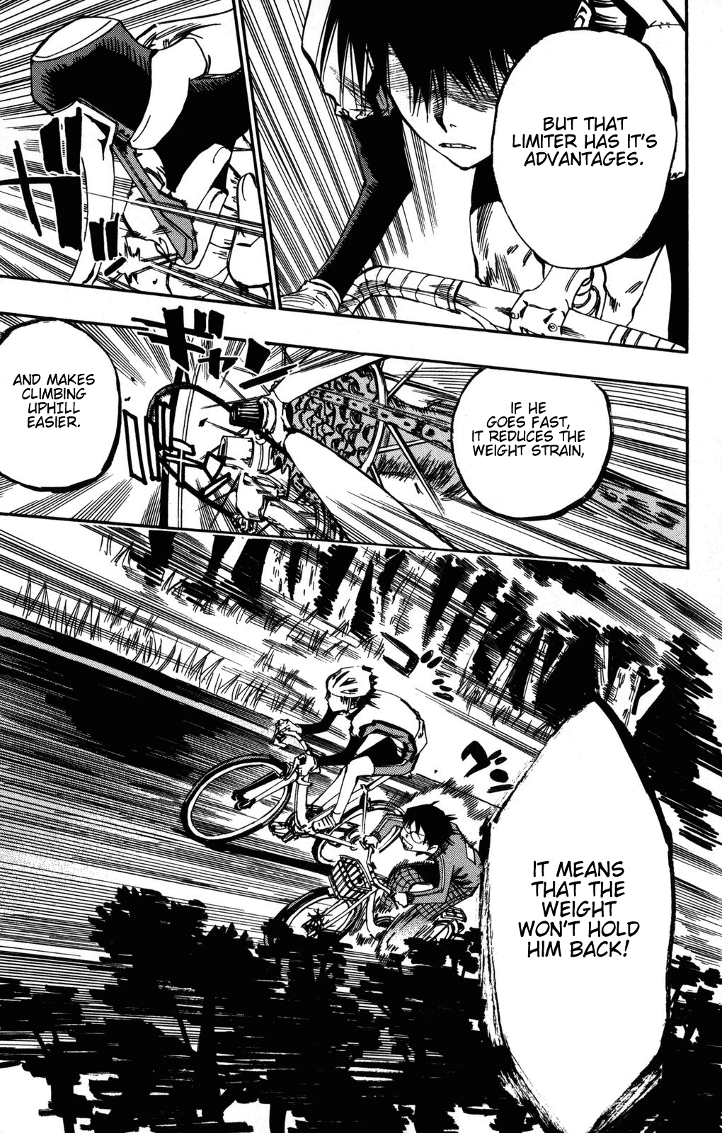 Yowamushi Pedal chapter 7 page 14