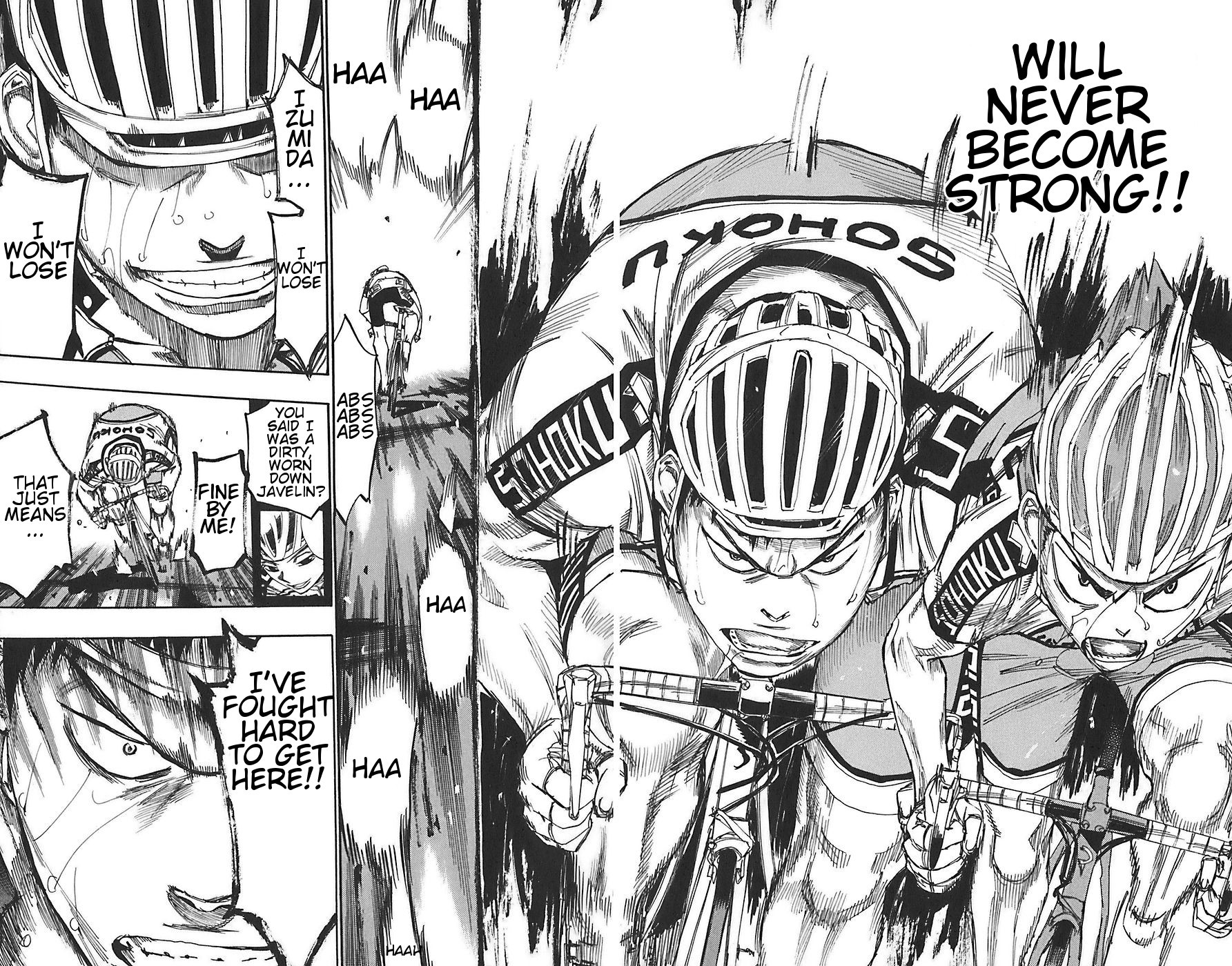 Yowamushi Pedal chapter 83 page 14