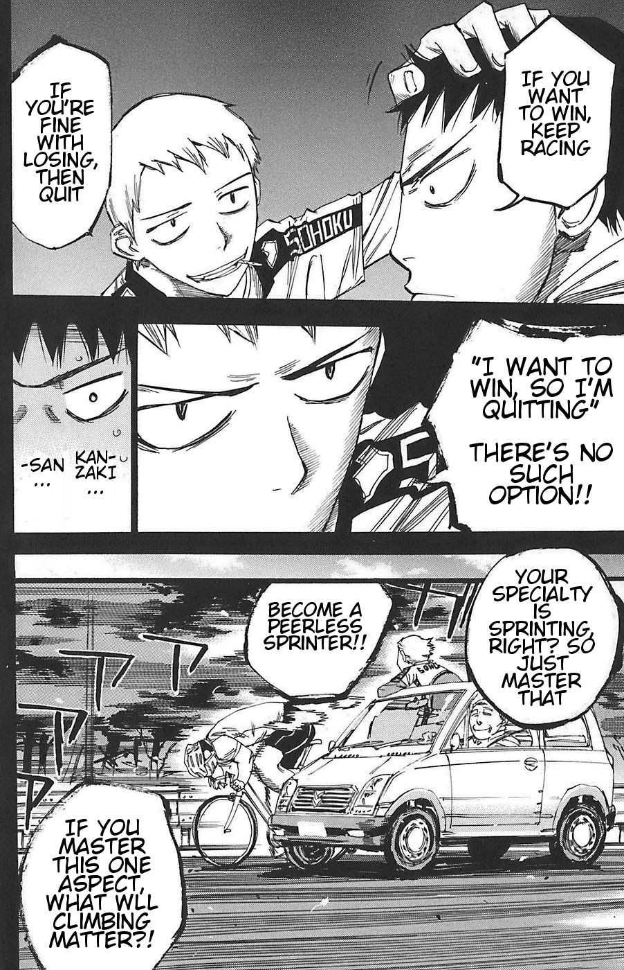 Yowamushi Pedal chapter 83 page 8