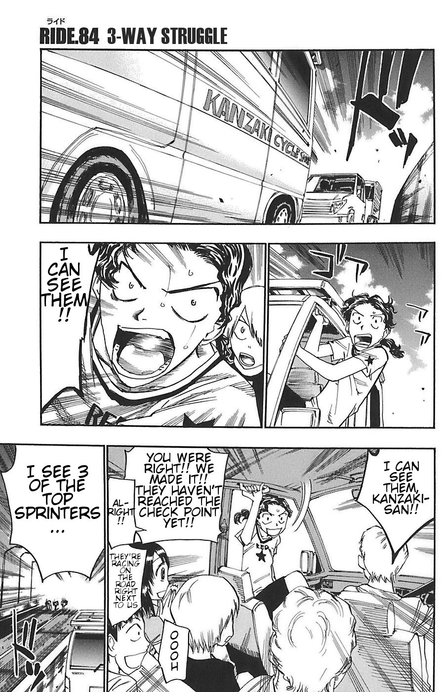 Yowamushi Pedal chapter 84 page 1