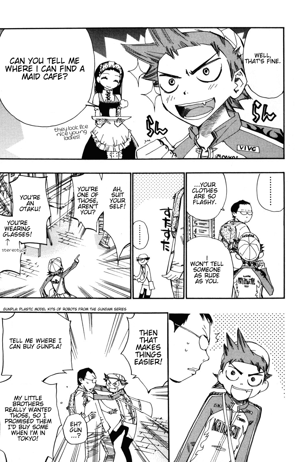 Yowamushi Pedal chapter 9 page 4