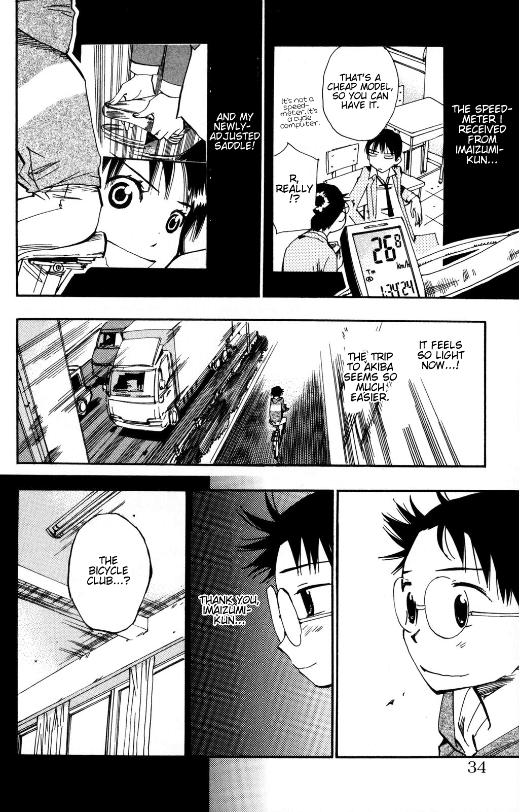 Yowamushi Pedal chapter 9 page 9