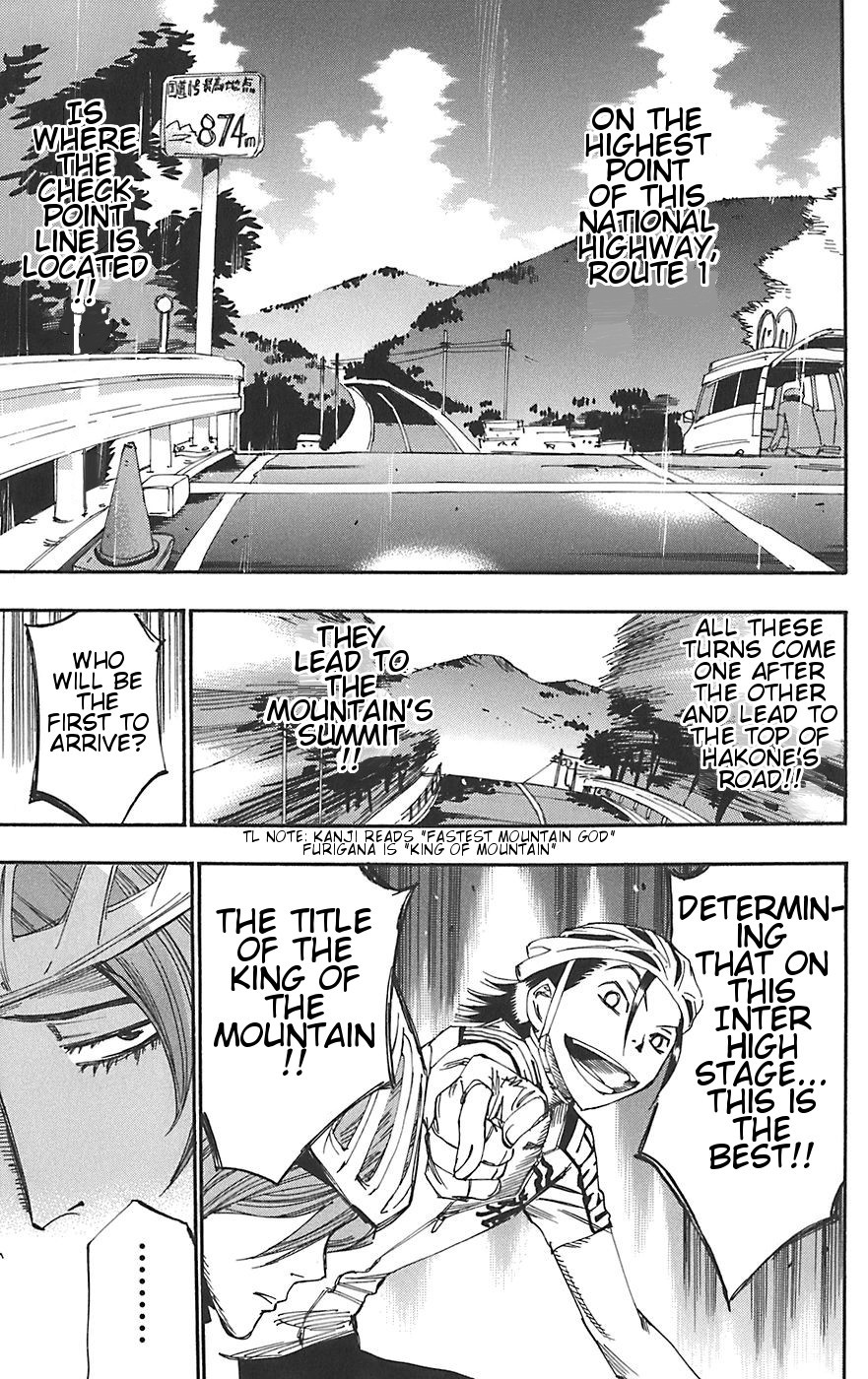 Yowamushi Pedal chapter 91 page 9