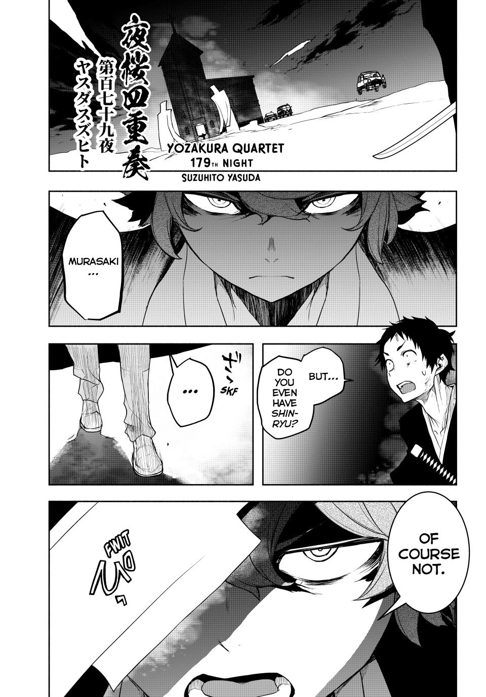 Yozakura Quartet chapter 179 page 1