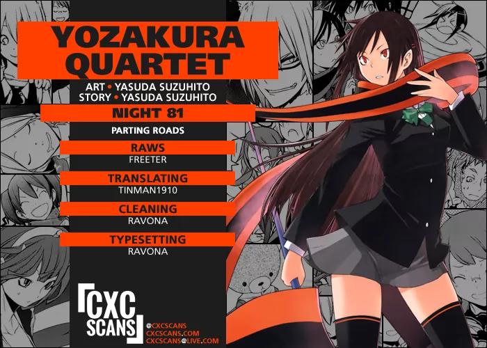 Yozakura Quartet chapter 81 page 1