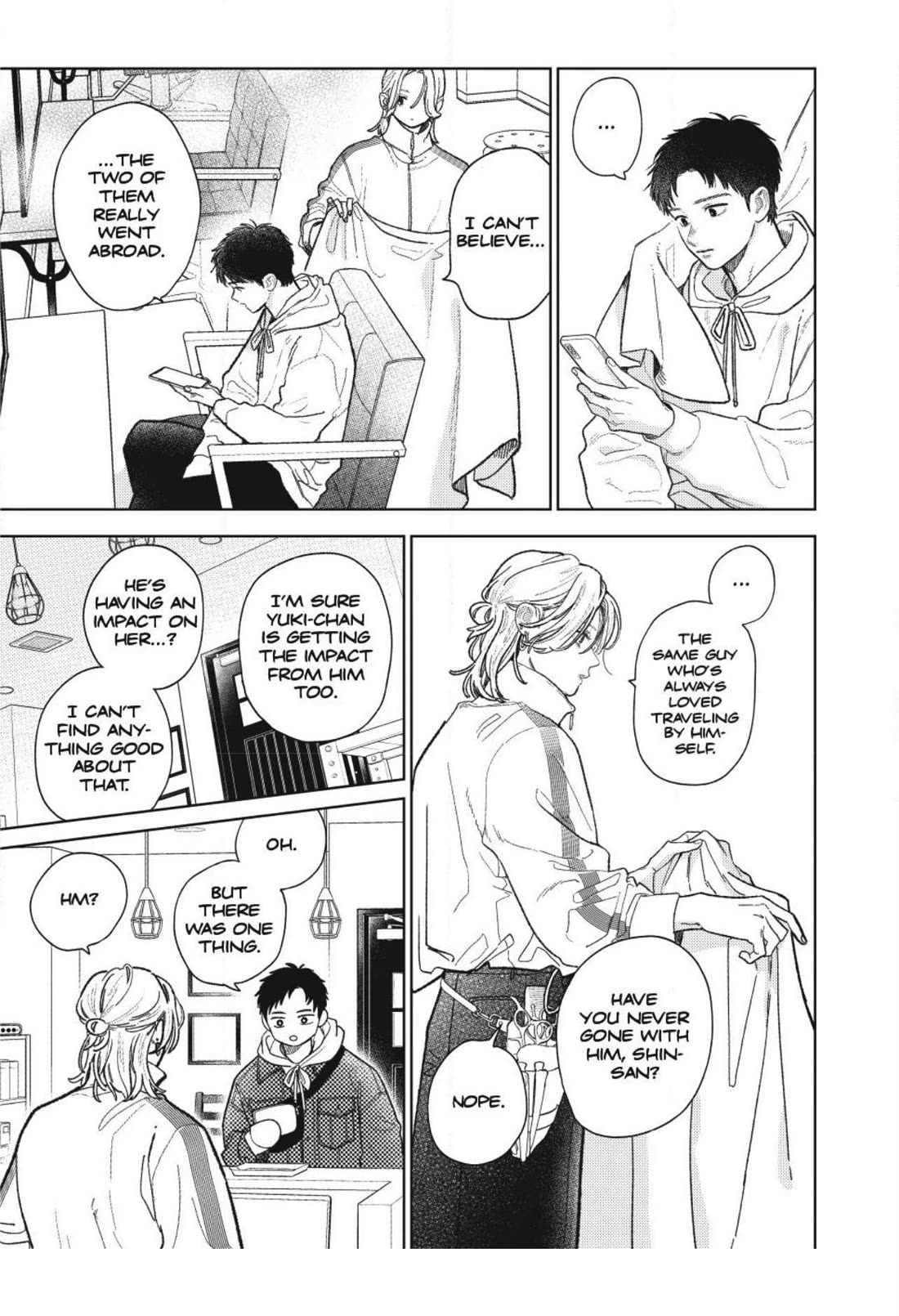 Yubisaki to Renren chapter 55 page 21