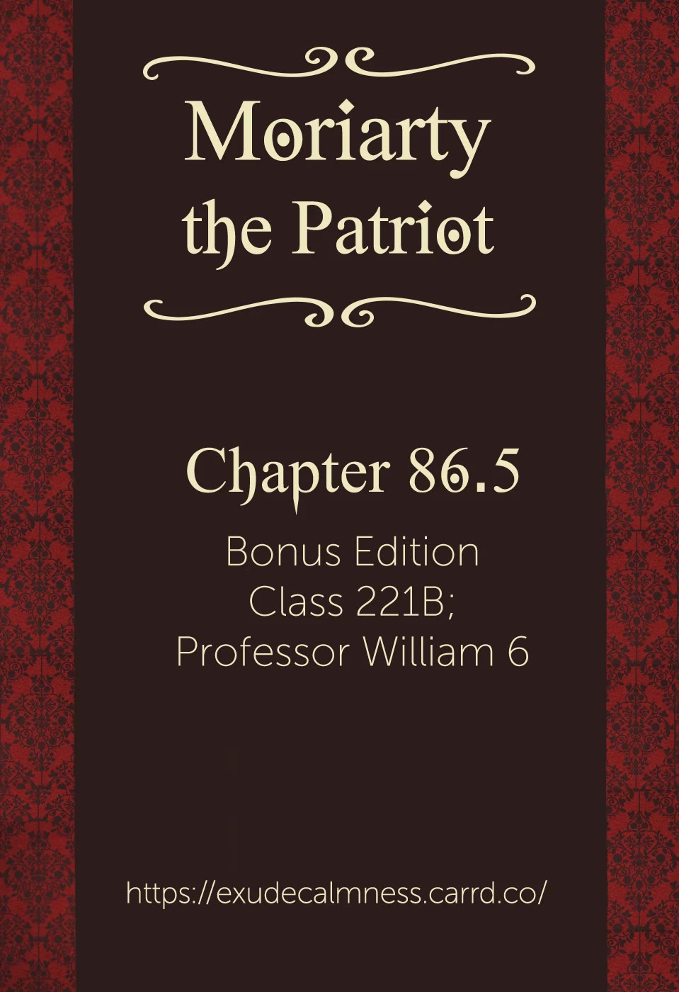 Yukoku no Moriarty chapter 86.5 page 1