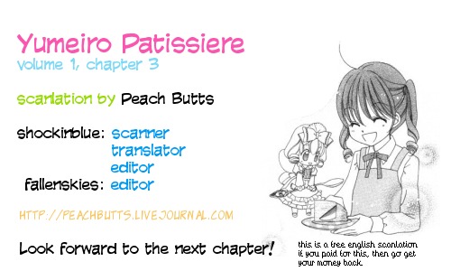 Yumeiro Patissiere chapter 3 page 1