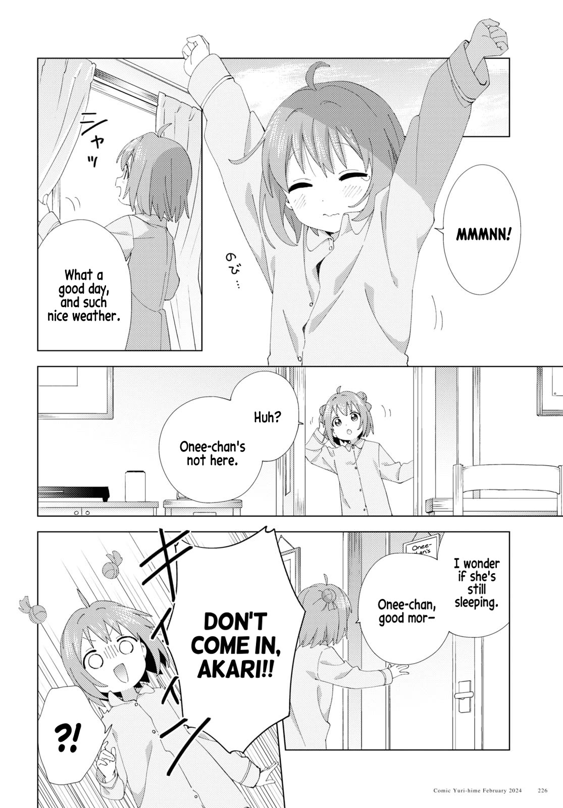 Yuru Yuri chapter 205 page 2