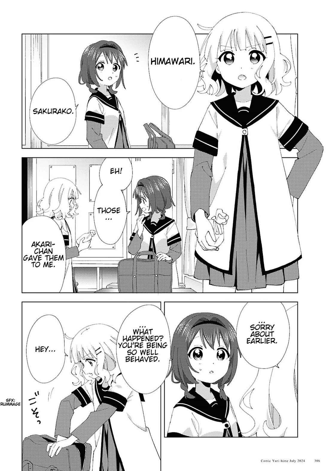 Yuru Yuri chapter 210 page 10